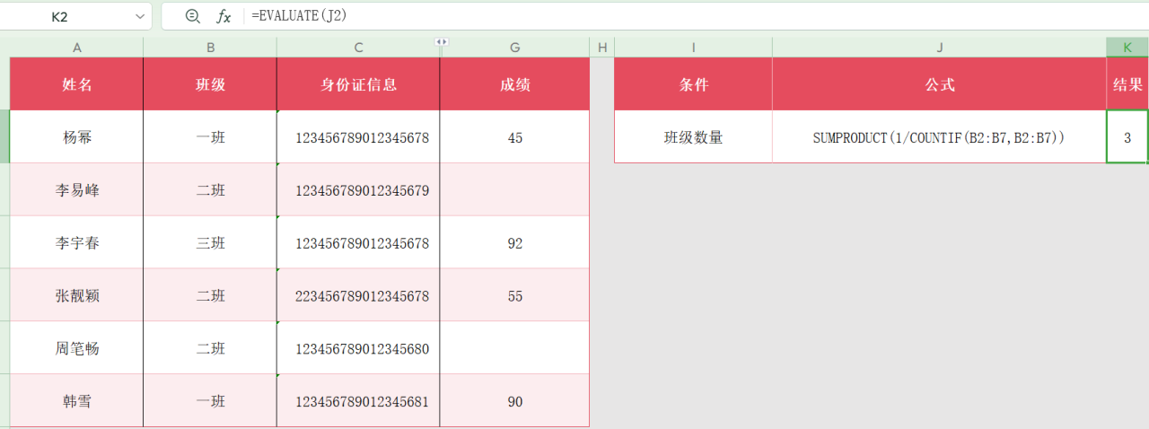 Excel中COUNTIF函数的用法及实例讲解-趣帮office教程网