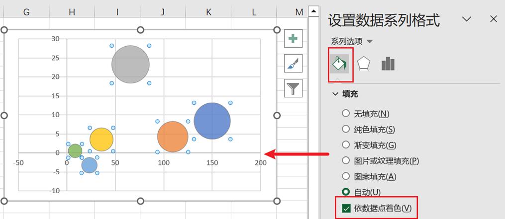 Excel如何创建气泡图-趣帮office教程网