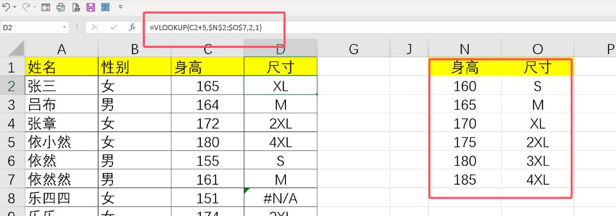 excel中有关VLOOKUP函数的模糊匹配的用法和实例讲解-趣帮office教程网