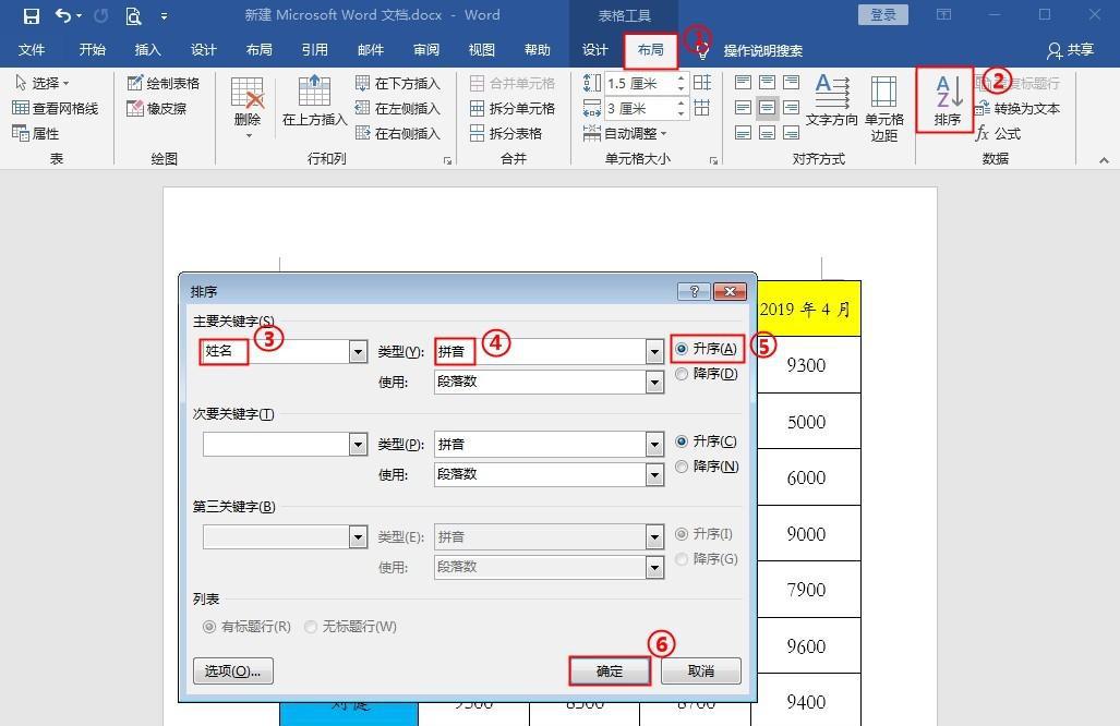 word排序怎么操作，word排序的几种方法-趣帮office教程网