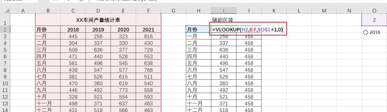 excel中使用单选按钮创建动态平均线柱形图的方法详解-趣帮office教程网