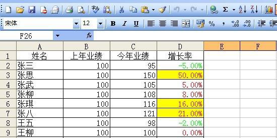 Excel数据表格不同大小数据设置不同颜色的设置方法-趣帮office教程网