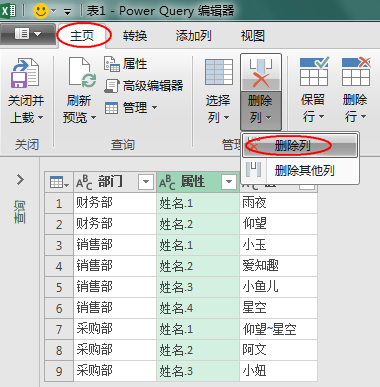 excel拆分同类项：将同一部门下的姓名按分隔符拆分-趣帮office教程网