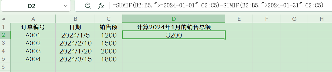 excel中SUMIF函数的全面解析及实例应用讲解-趣帮office教程网