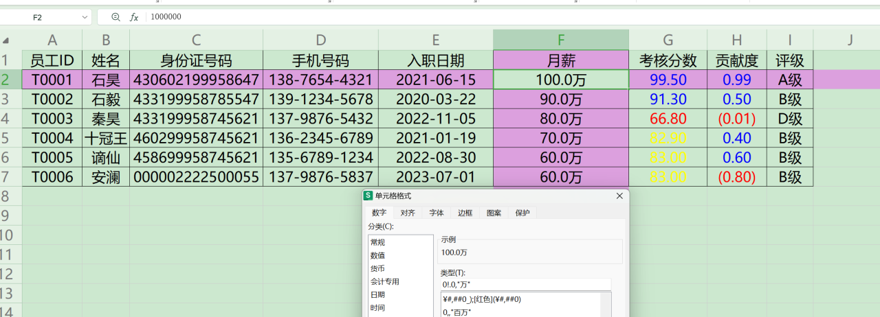 如何在Excel中使用自定义格式？-趣帮office教程网