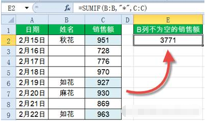 excel中sumif函数10种经典用法-趣帮office教程网