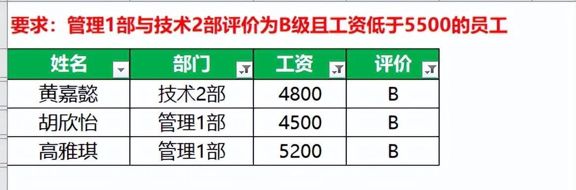 Excel技巧深度剖析：传统筛选与高级筛选之比较-趣帮office教程网