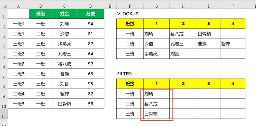 excel中FILTER函数的用法详解（一对一、一对多、多对一查询）-趣帮office教程网