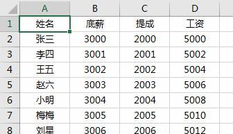 excel中利用排序功能快速实现工资条的制作-趣帮office教程网