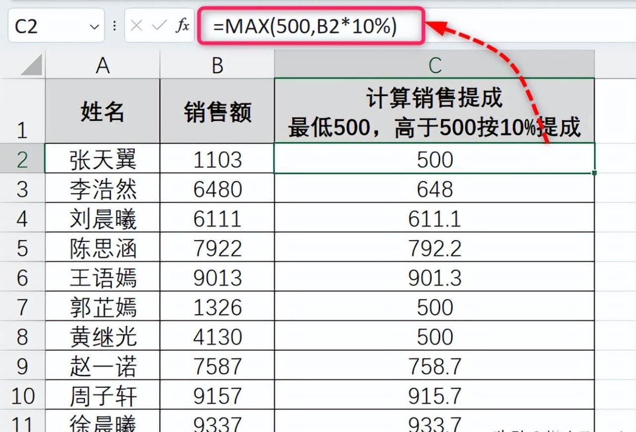 excel中MAX函数的五种精妙用法详解-趣帮office教程网