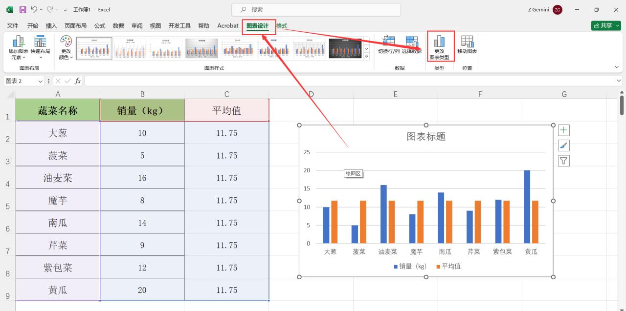 在excel图表中添加平均线的方法步骤详解-趣帮office教程网