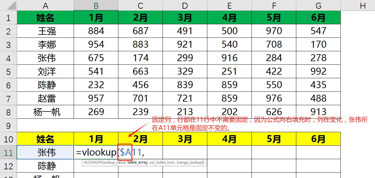 excel中VLOOKUP与公式联动，轻松实现多列信息一键匹配-趣帮office教程网