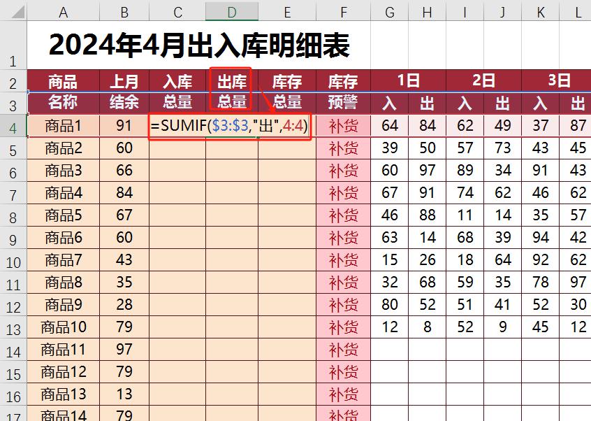 excel制作出入库明细表，库存无忧，自动更新全搞定！-趣帮office教程网