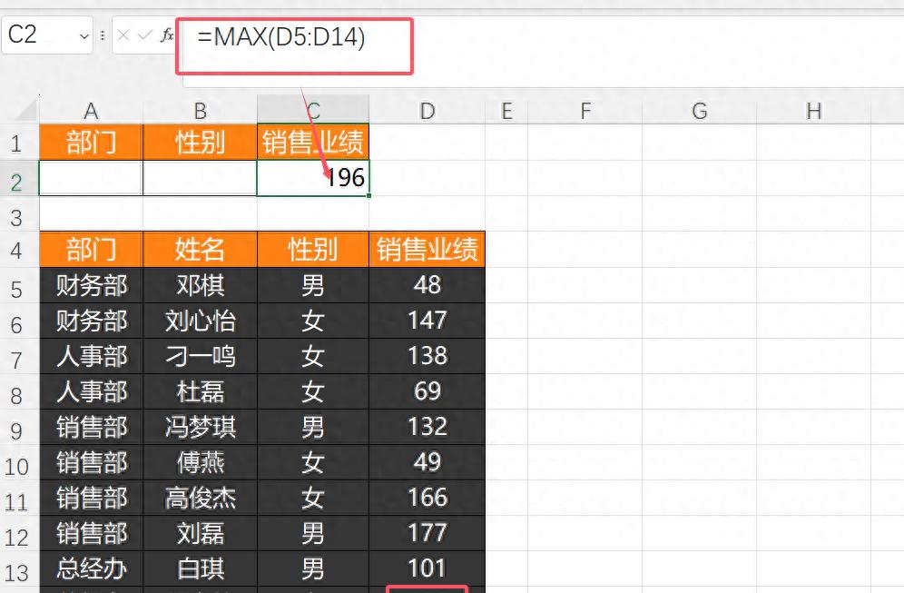 excel的DMax函数用法：多条件查找最大值-趣帮office教程网