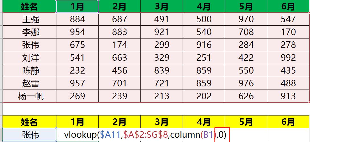 excel中VLOOKUP与公式联动，轻松实现多列信息一键匹配-趣帮office教程网