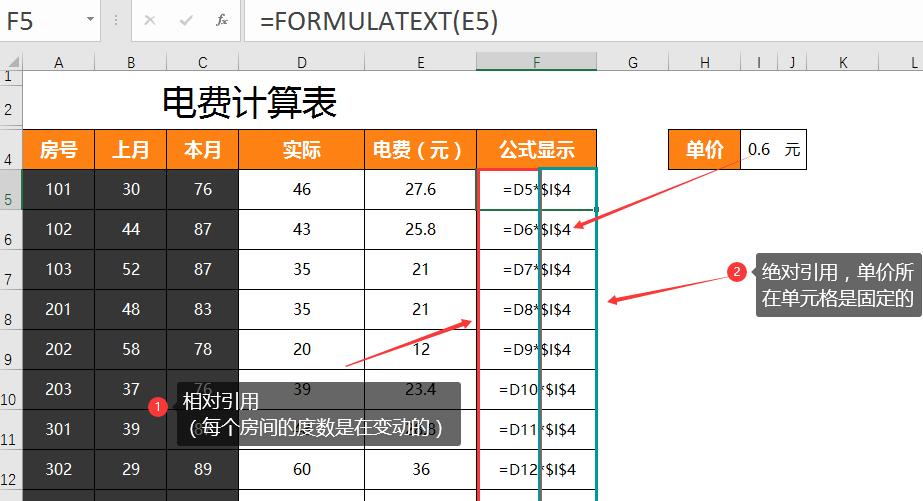 Excel中的相对引用、绝对引用与混合引用的用法及实例详解-趣帮office教程网