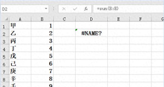 excel公式出现#name怎么解决，excel产生#name报错原因和解决方法-趣帮office教程网