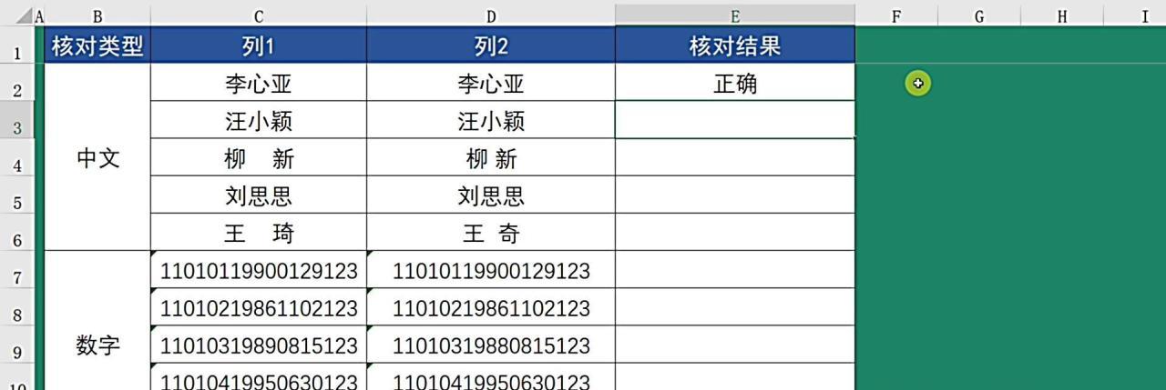 excel判断两个单元格内容是否一致的方法和公式使用小技巧-趣帮office教程网