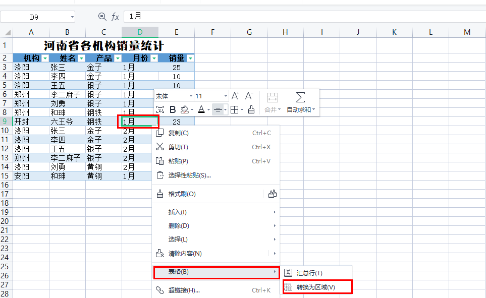 一键美化excel表格快捷键使用小技巧-趣帮office教程网