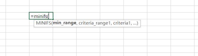 Excel中的MINIFS函数介绍与应用场景解析-趣帮office教程网