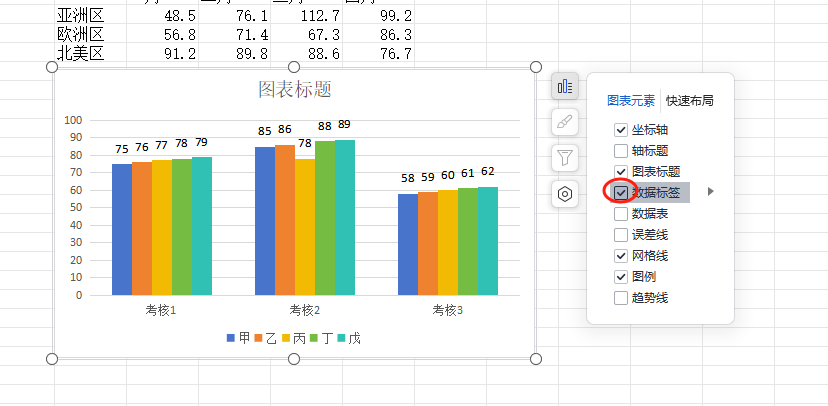 在WPS文档中插入和修改图表的方法-趣帮office教程网