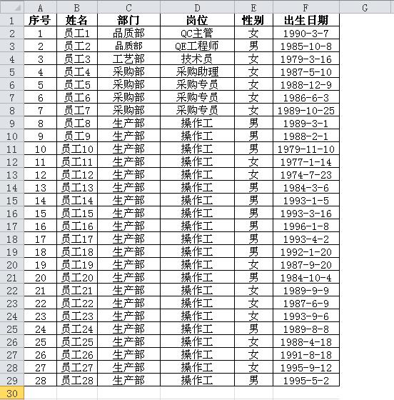 Excel中生日（或类似日期）提醒的两种方法-趣帮office教程网