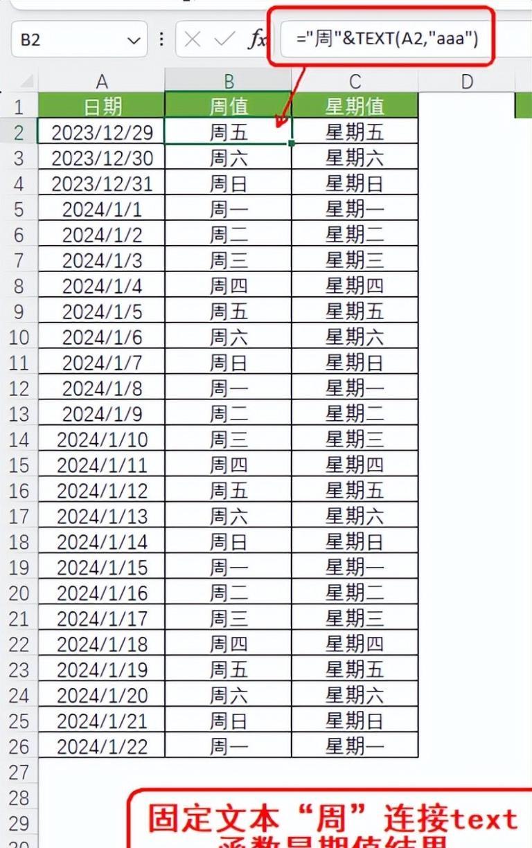 excel求周几的函数用法：使用星期函数设置星期值及返回日期对应星期-趣帮office教程网