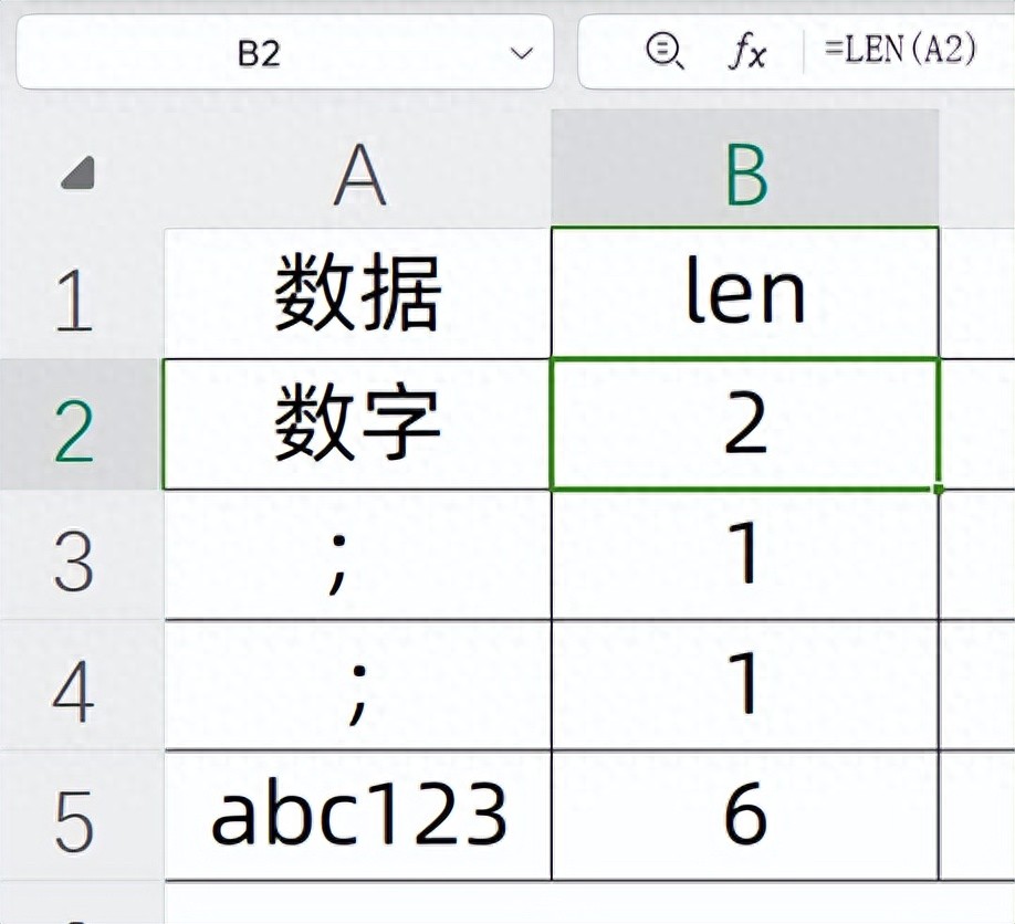 excel中len函数与lenb函数的应用解析：excel字符串长度计算及其他应用示例-趣帮office教程网