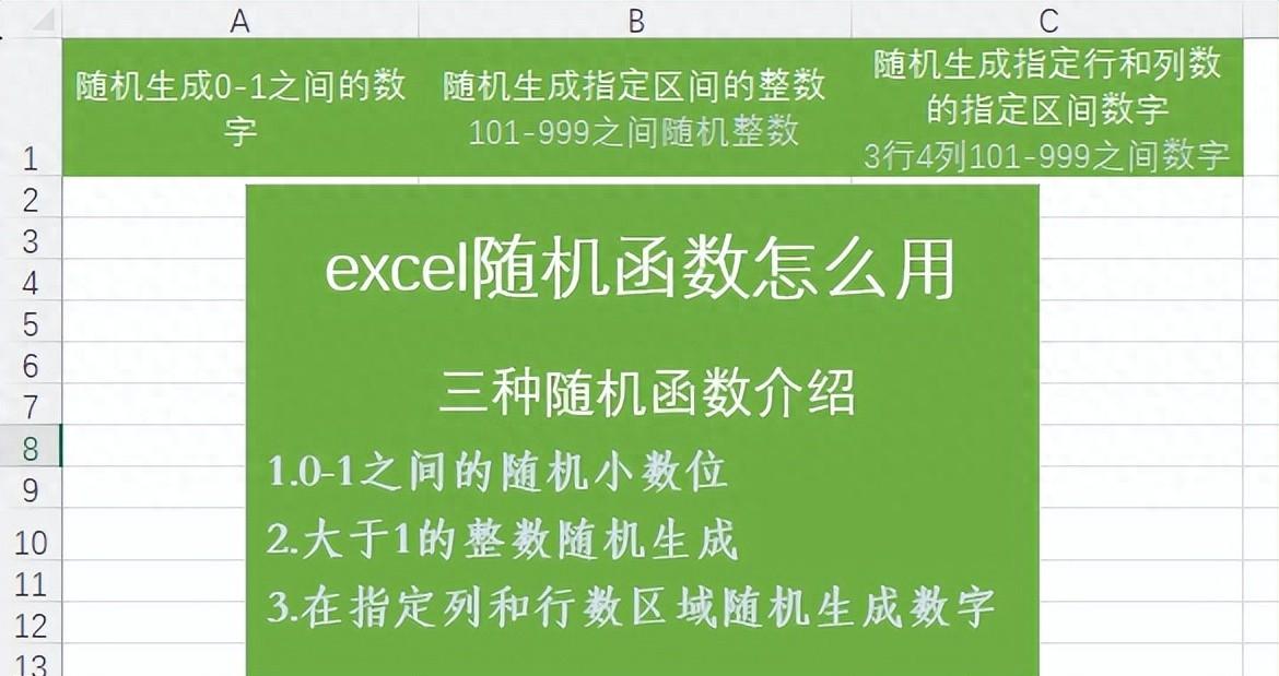 excel中常见的三个随机抽取数据函数用法及特点解析-趣帮office教程网