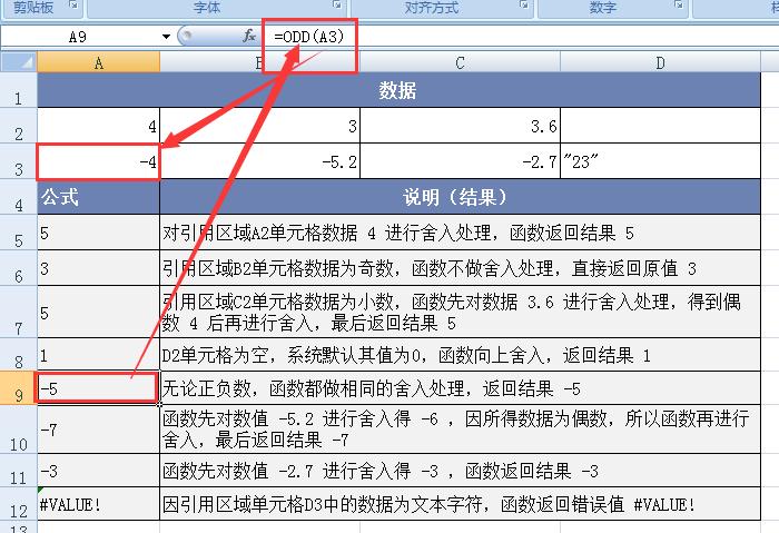 解析Excel的ODD函数：数值向上舍入为奇数的利器-趣帮office教程网