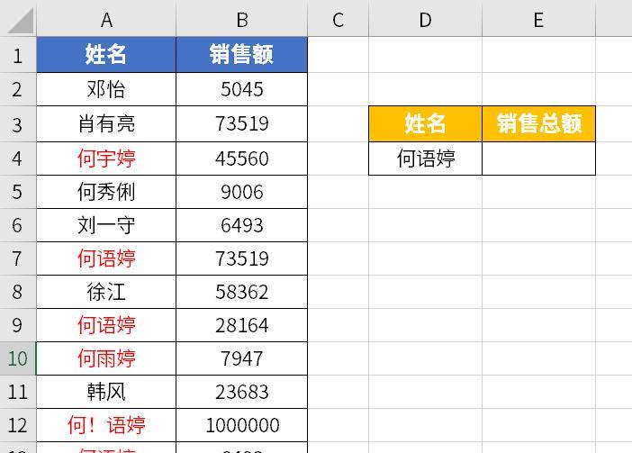 Excel中运用通配符配合函数进行数据求和的实用方法-趣帮office教程网