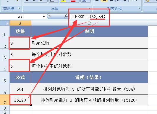 Excel的PERMUT函数用法及实例解读：解锁排列数计算-趣帮office教程网