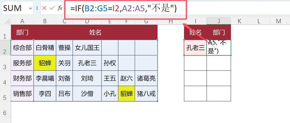 Excel多对一查询，重名难题轻松化解！太快了-趣帮office教程网