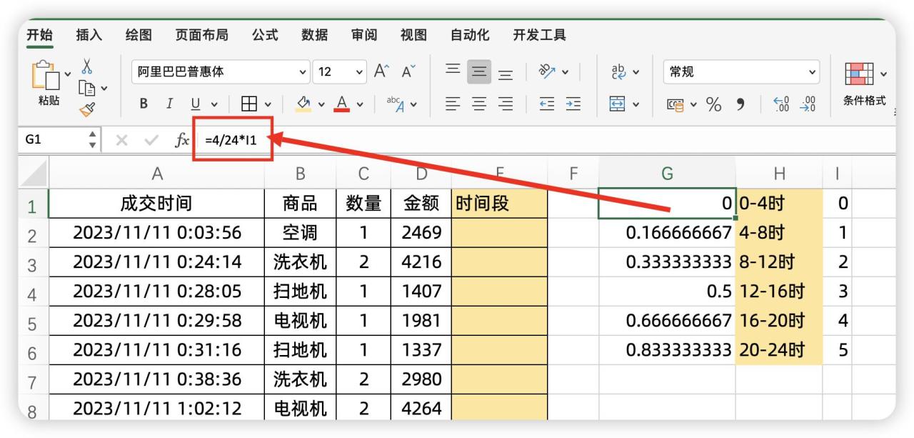 2步掌握销售流水时段分析，Excel数据透视表用法大揭秘-趣帮office教程网