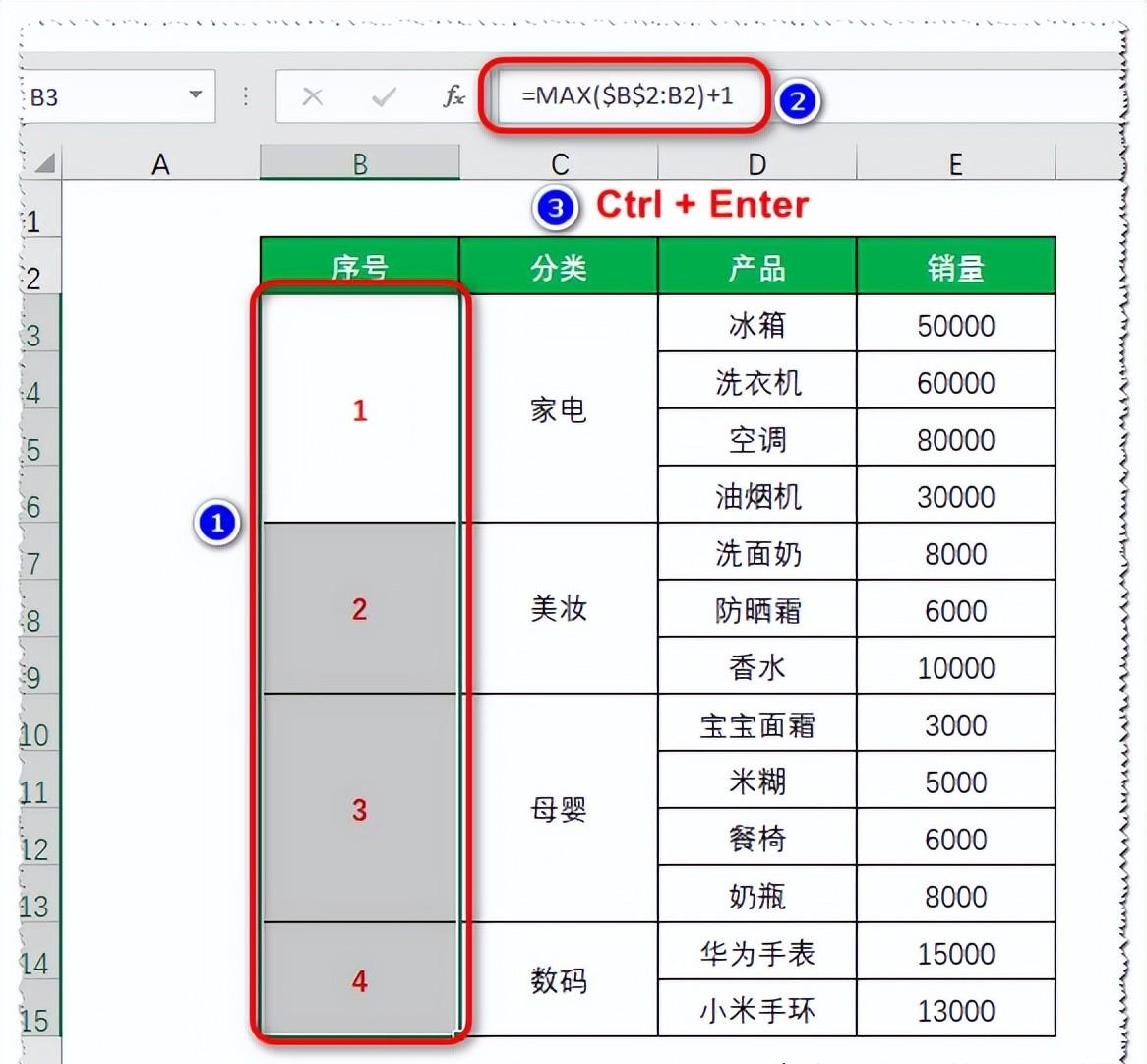 Excel合并单元格填充序号的常见问题及解决方法-趣帮office教程网