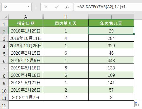 Excel必备技巧：秒算指定日期是年内第几天-趣帮office教程网