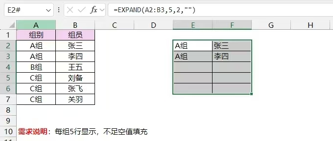 Excel按组统一行数，让数据显示整齐-趣帮office教程网